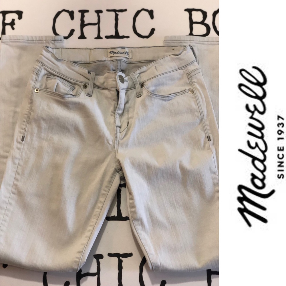 MADEWELL Pale Blue Skinny Jeans